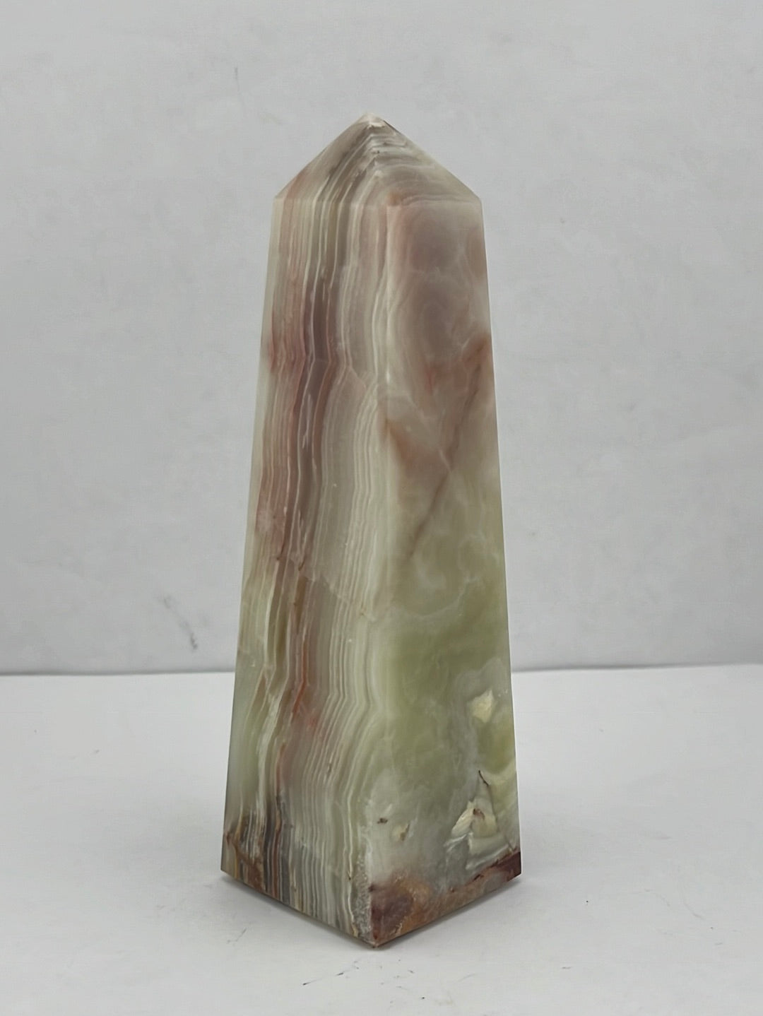 Green Onyx Obelisks 4"