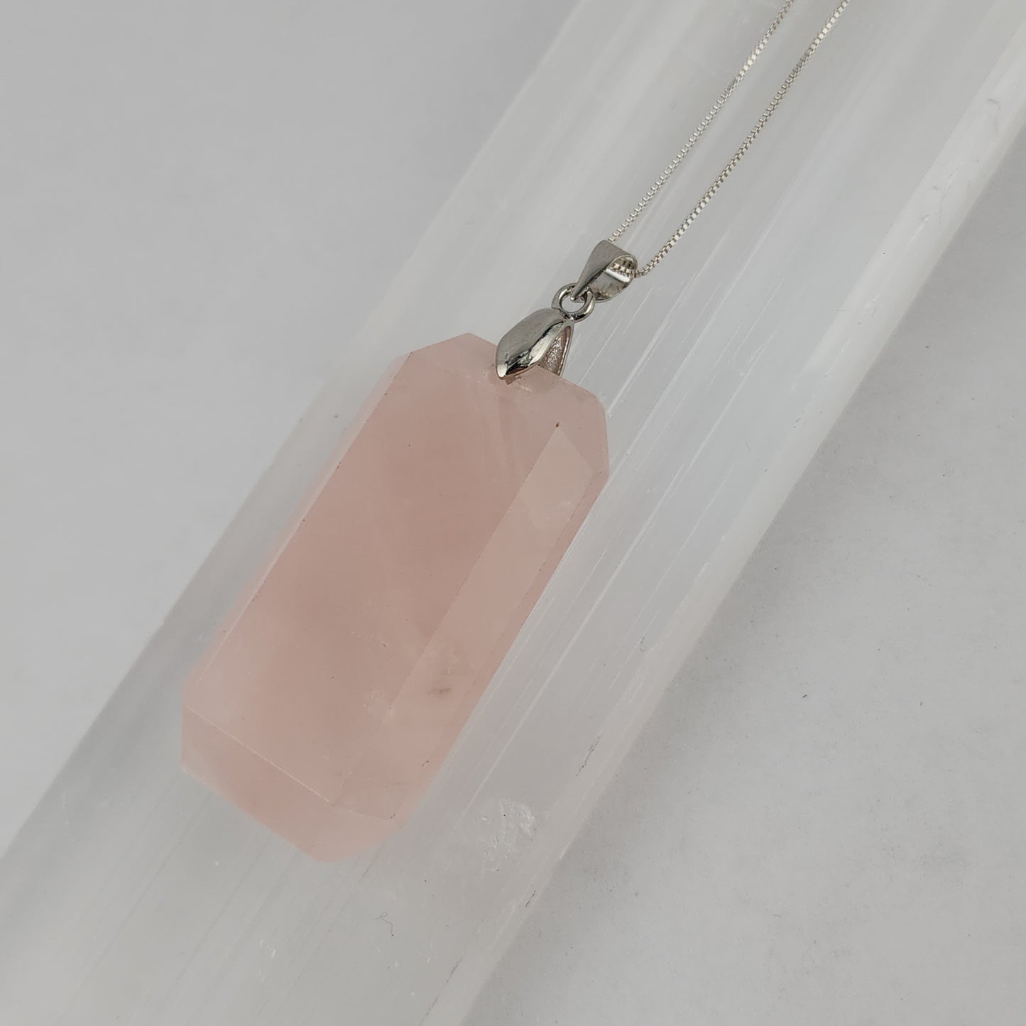 S.S. Rose Quartz Necklaces