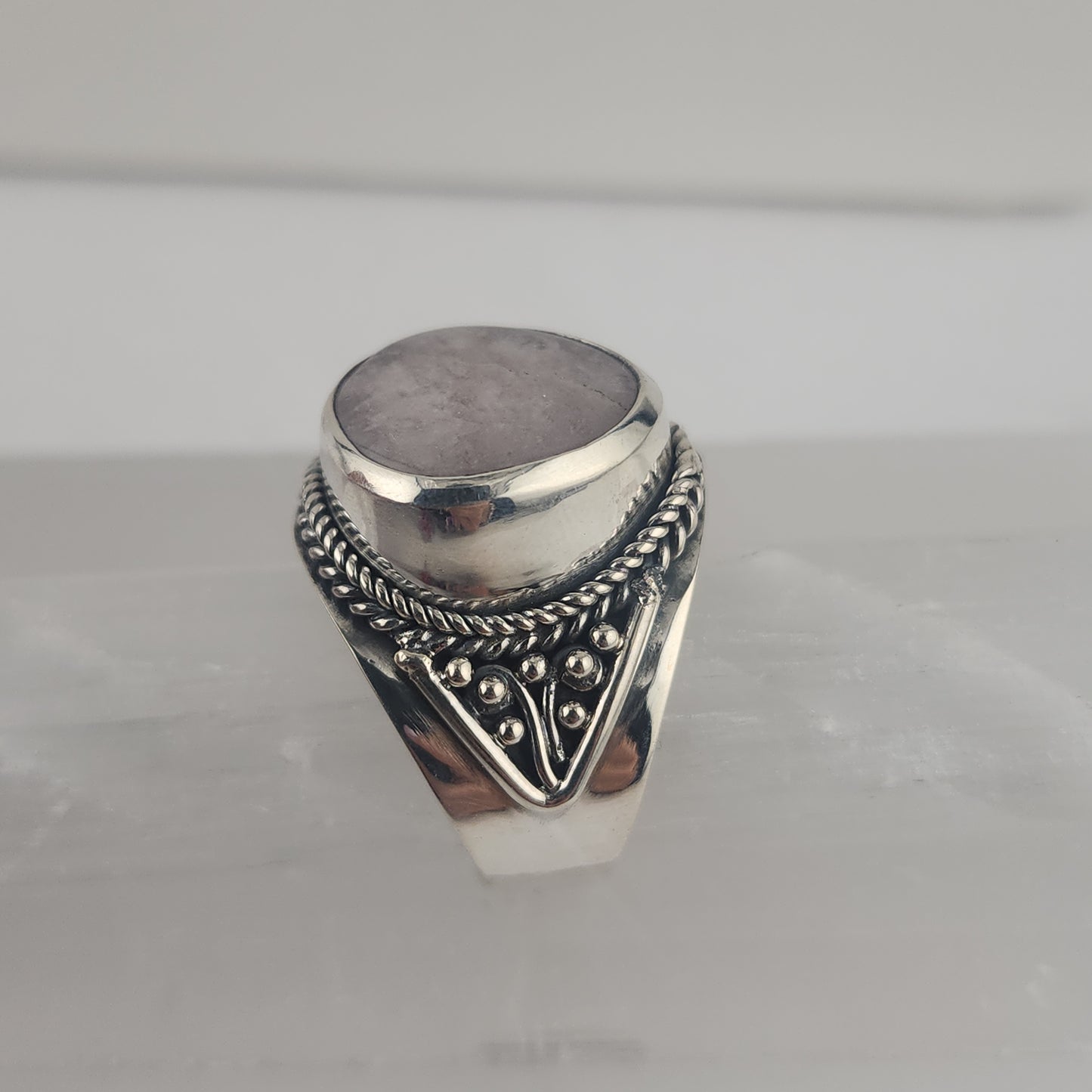 S.S. Shlomo Kunzite Adjustable Rings
