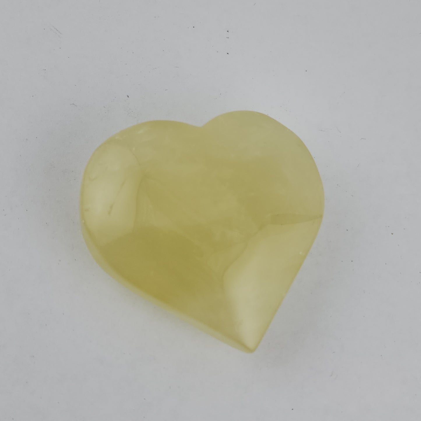 Lemon Quartz Hearts 2"