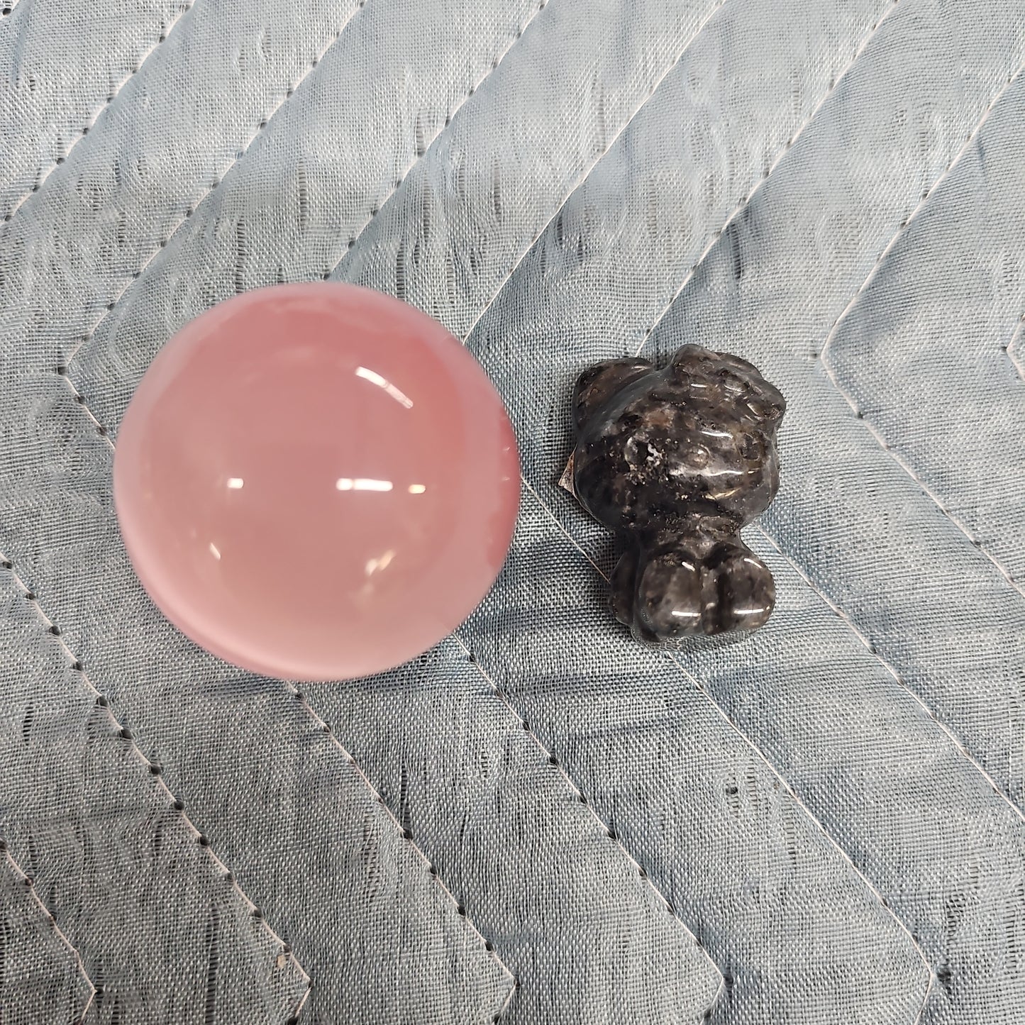 Pink Cat's Eye Spheres 1.5"