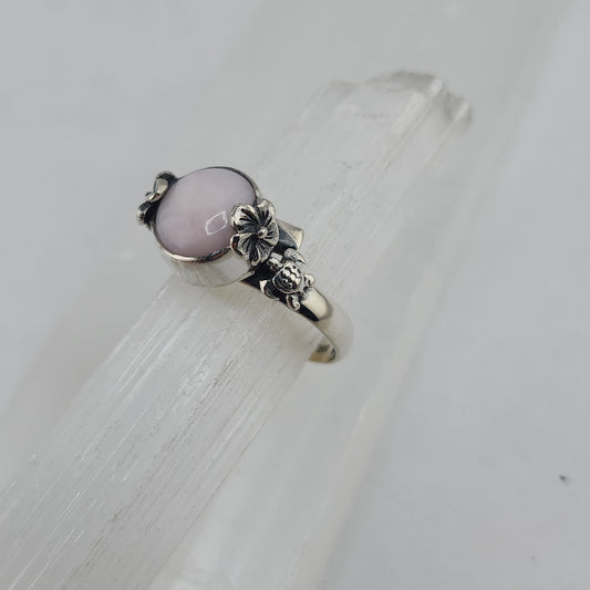 S.S. Shlomo Pink Peruvian Opal Rings