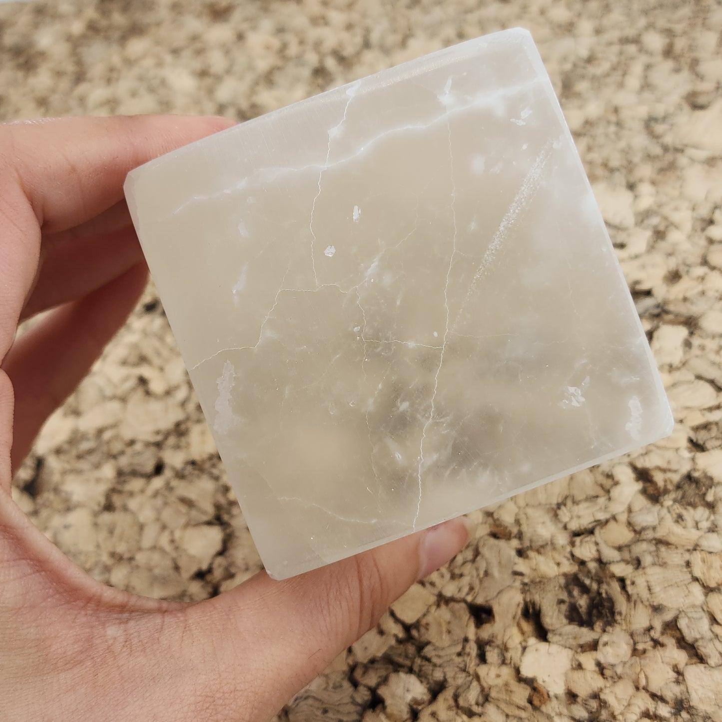 Optical Selenite Cubes 2.5"