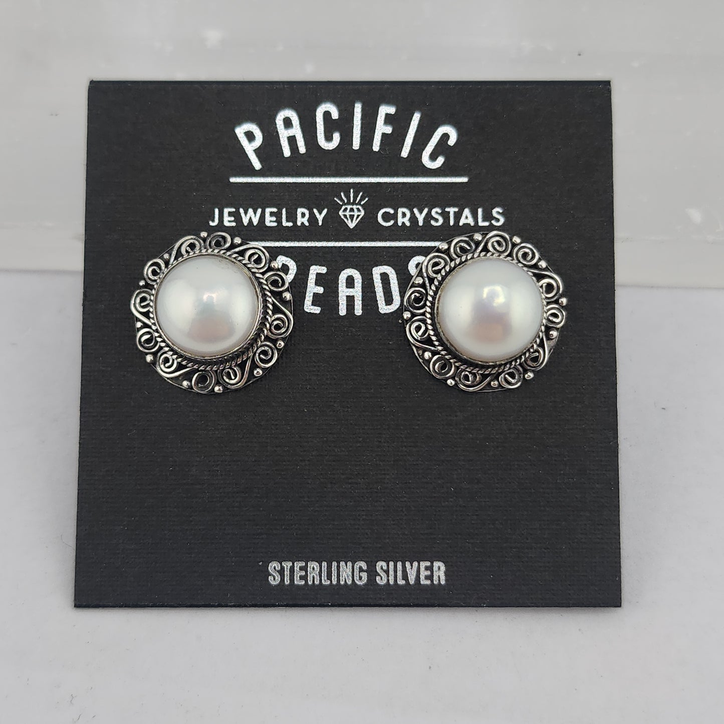 S.S. Pearl Stud Earrings
