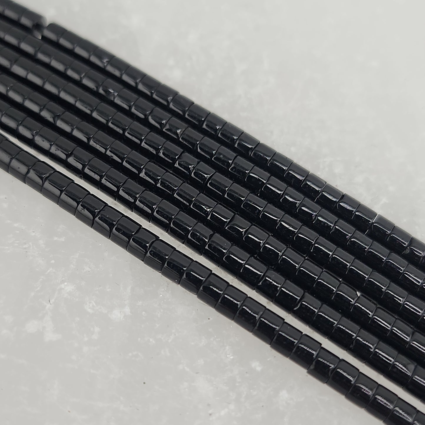 Black Onyx Heishi Beads