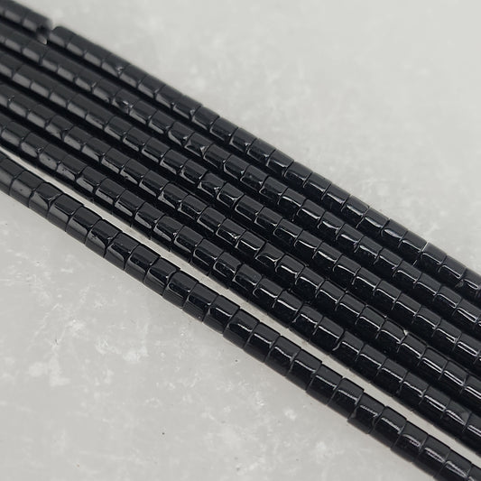 Black Onyx Heishi Beads