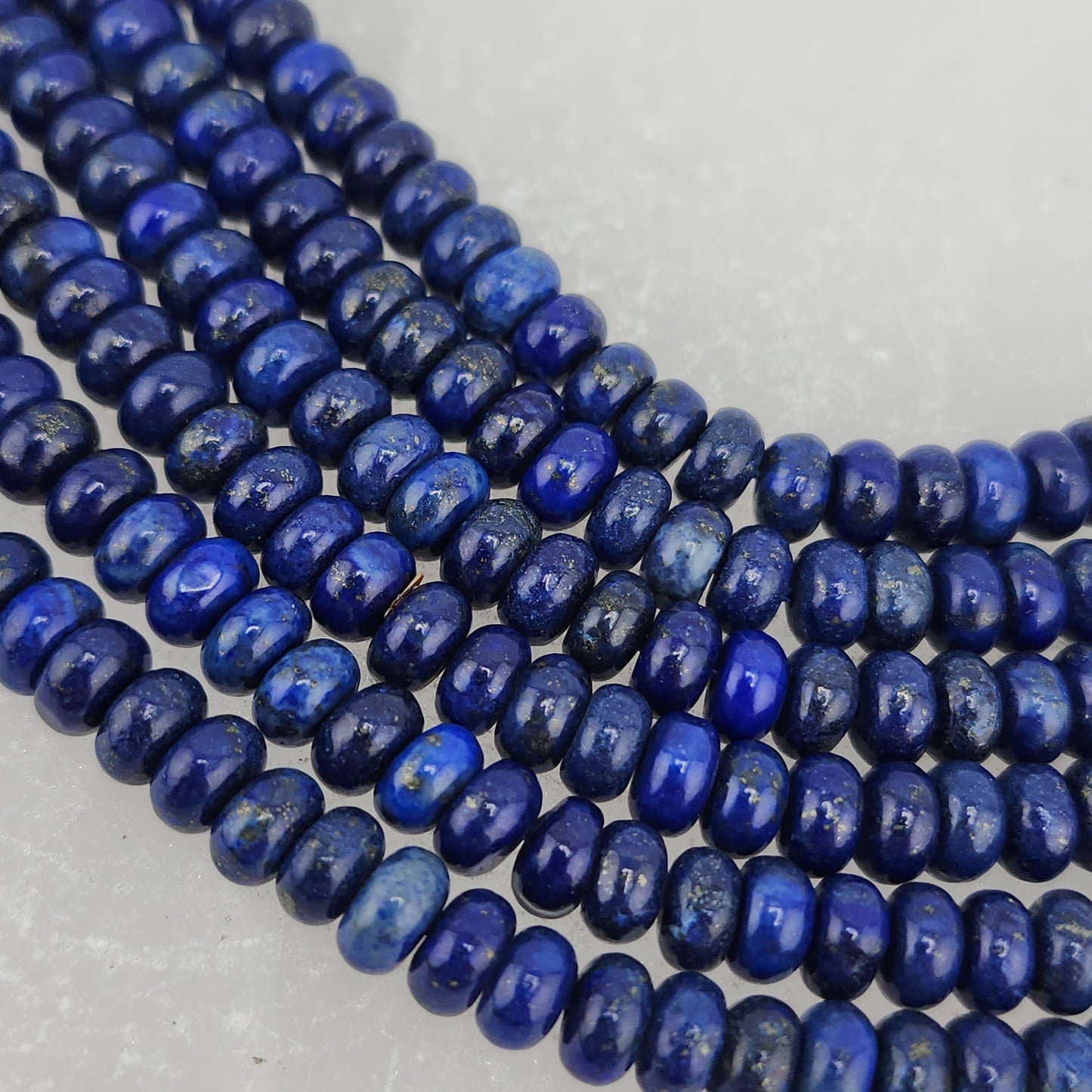 Lapis Lazuli Rondelle Beads