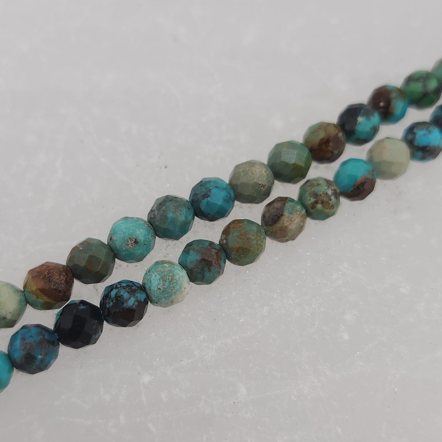 Faceted Turquoise Beads