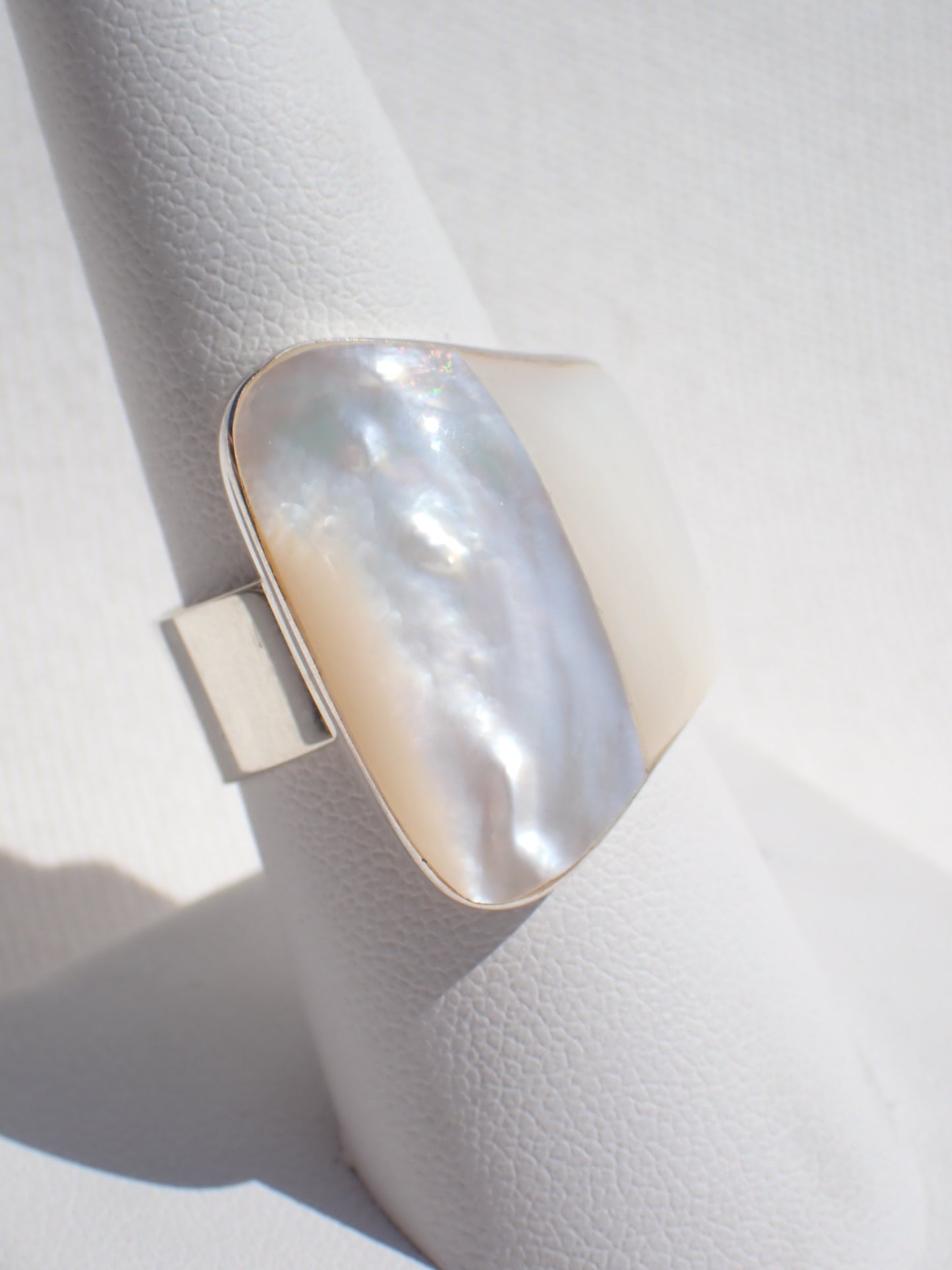 S.S. AAA Grade Mother of Pearl Adjustable Rings