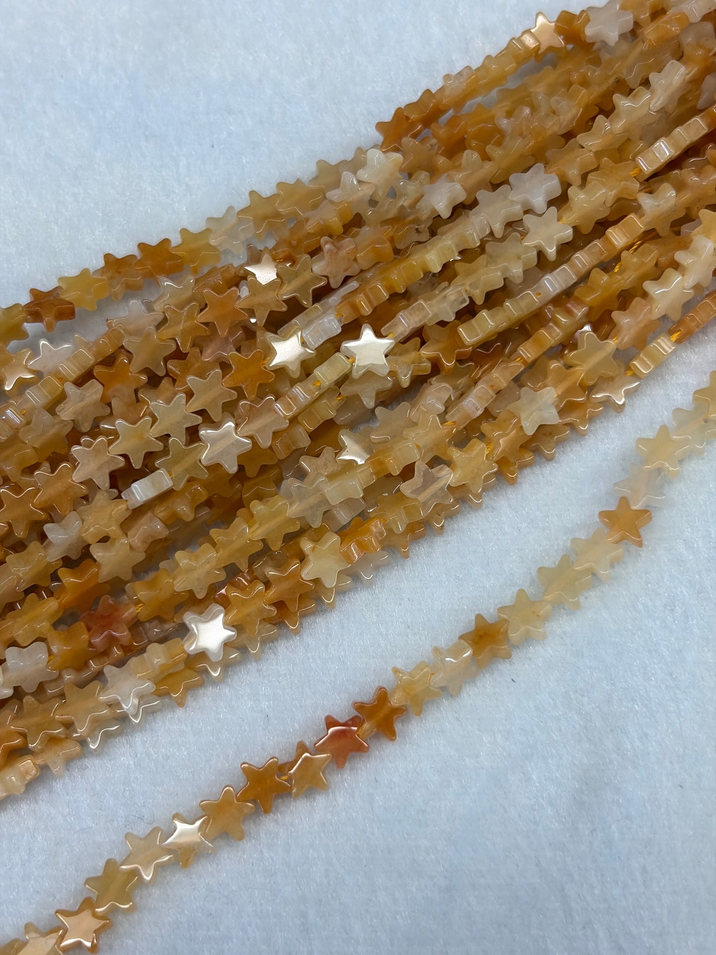 Golden Healer Star Beads