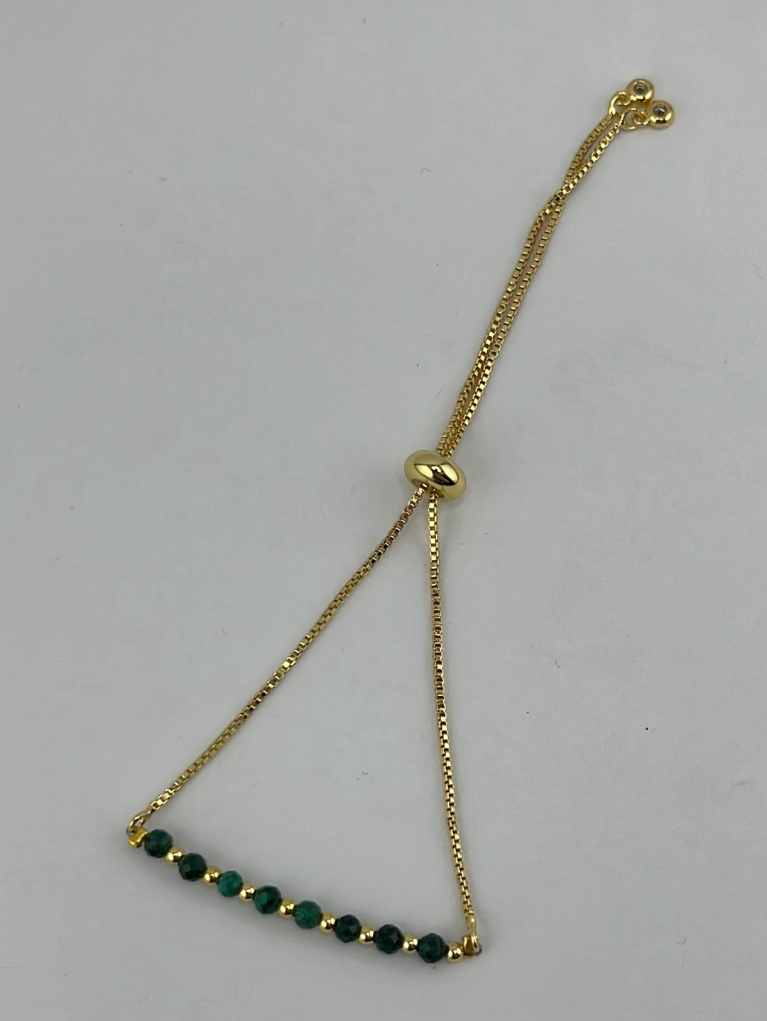 Adjustable Golden Malachite Bracelets