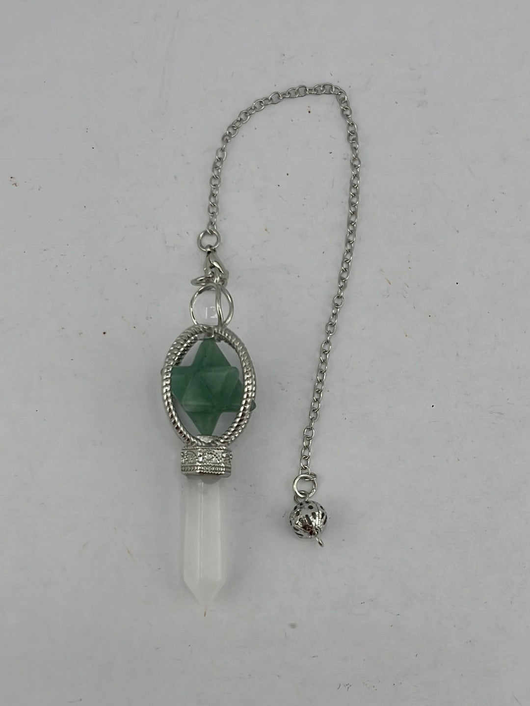 Green Aventurine Merkabah Pendulums
