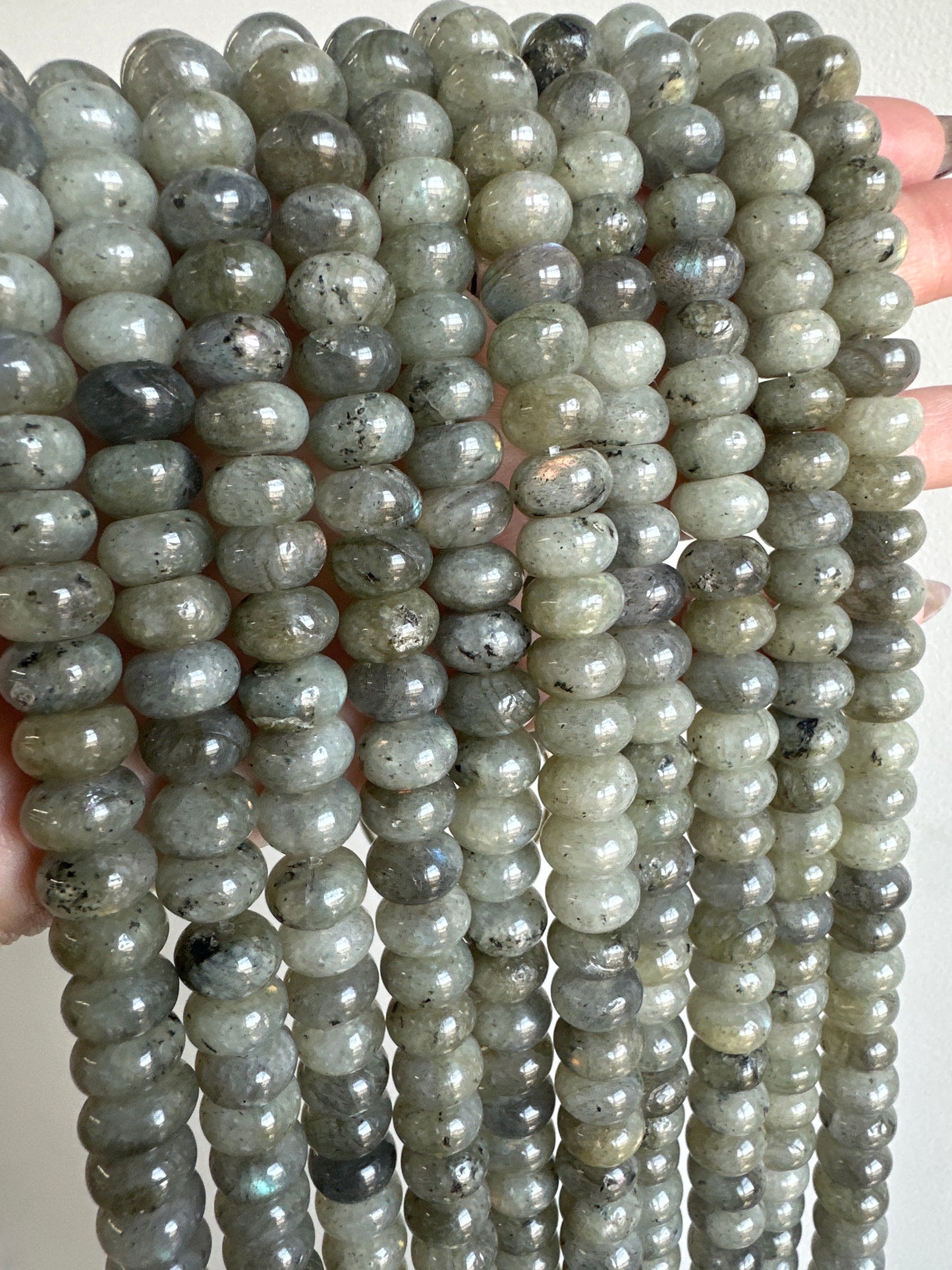 Labradorite Rondelle Beads
