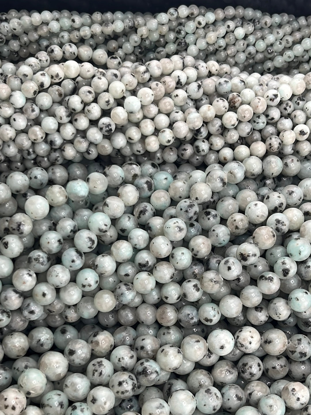 Kiwi Jasper Beads
