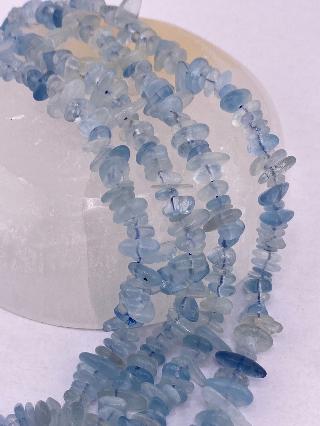 Aquamarine Chip Beads