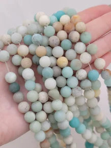 Matte Amazonite Beads