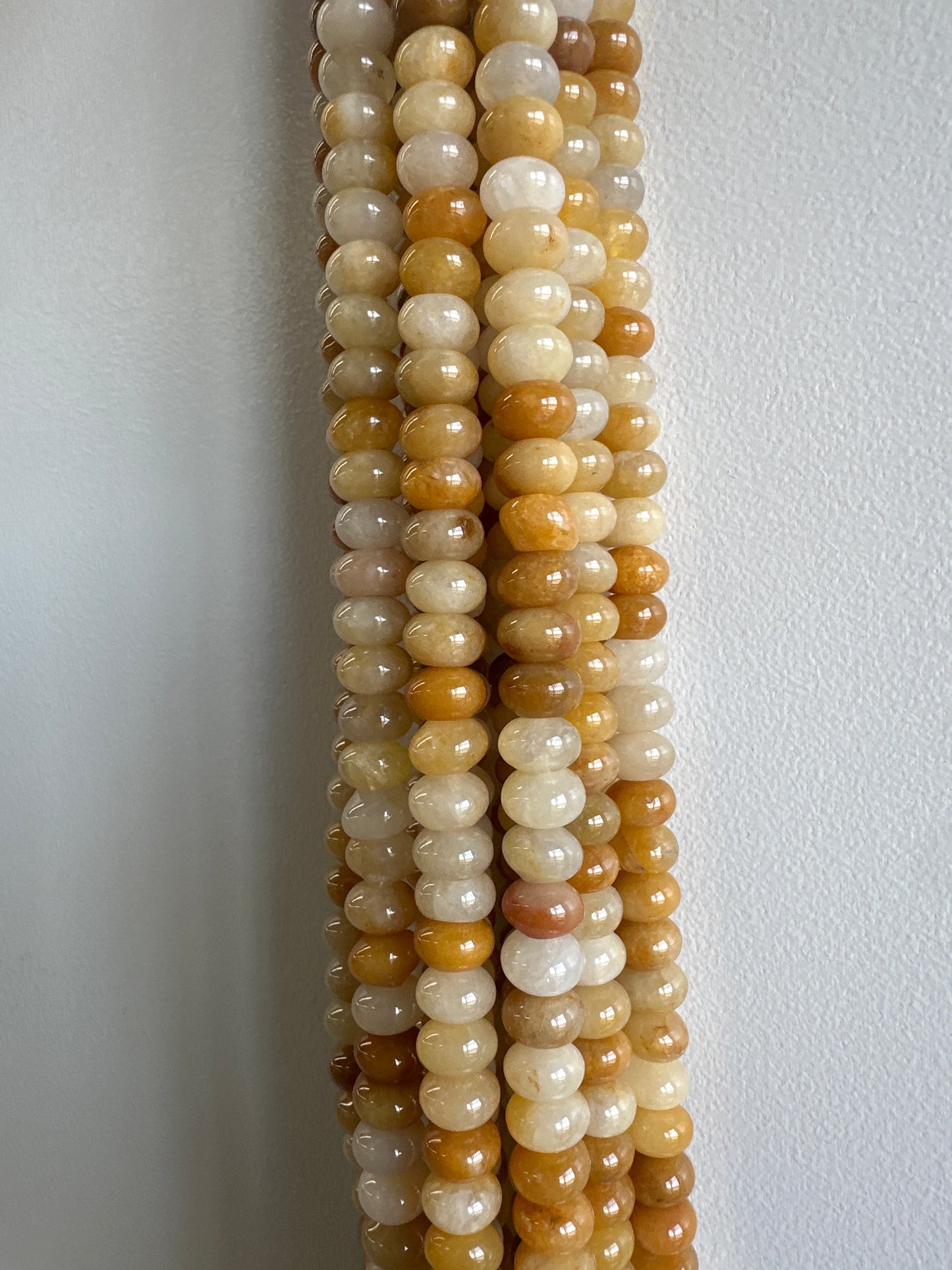 Golden Healer Rondelle Beads