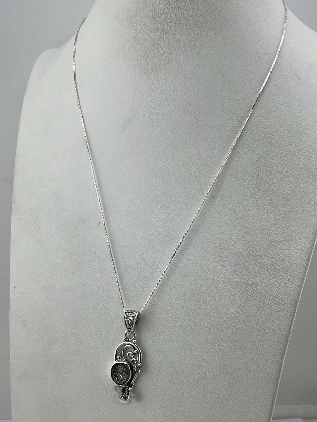 S.S. Shlomo Druzy Pyrite Necklaces