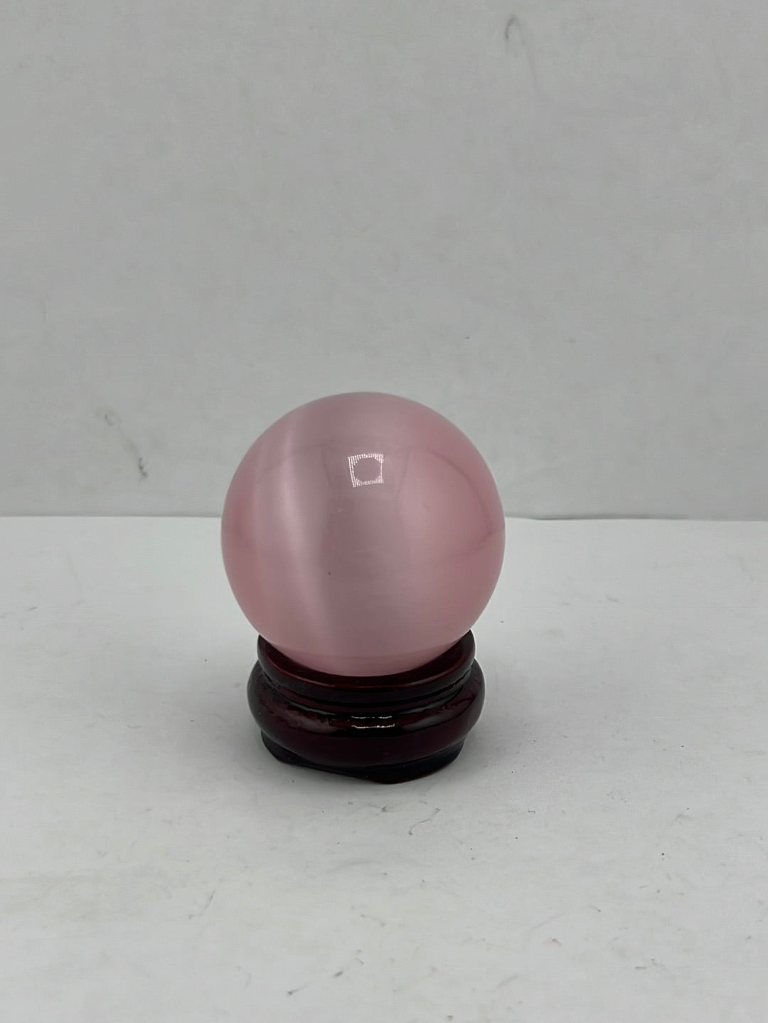 Pink Cat's Eye Spheres 1.5"