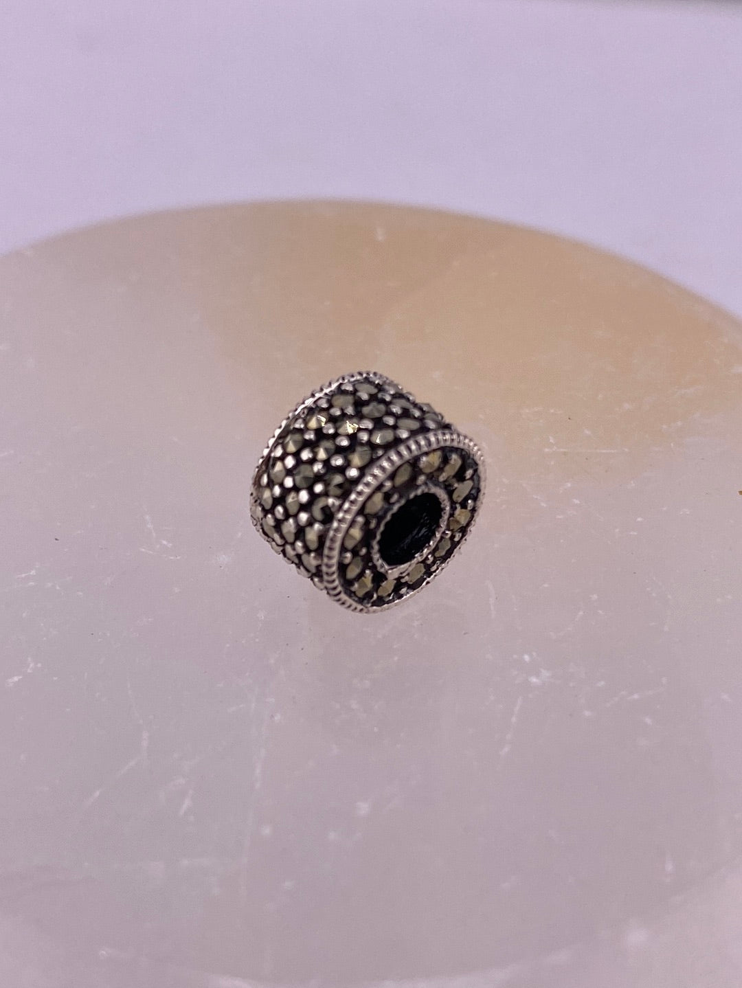 S.S. Single Marcasite Spacer Beads