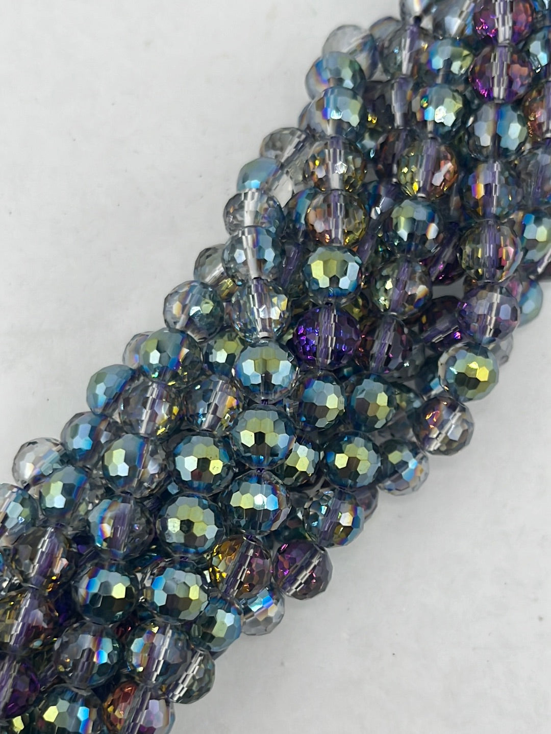 Peacock Crystal Beads