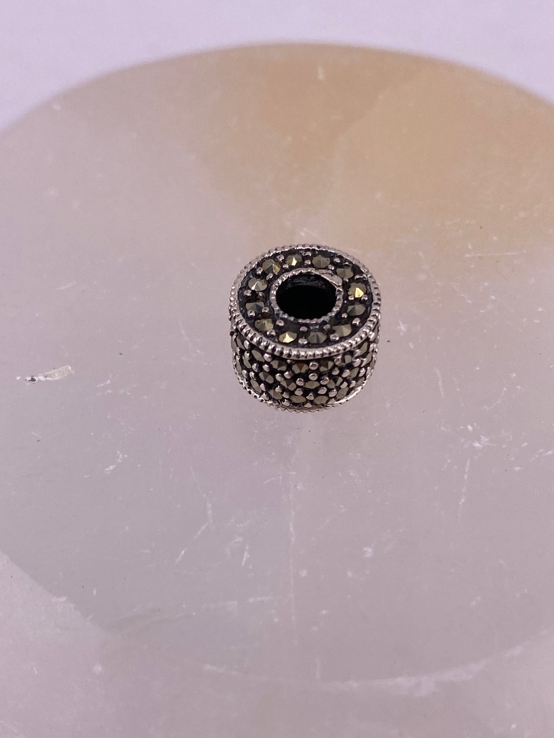 S.S. Single Marcasite Spacer Beads