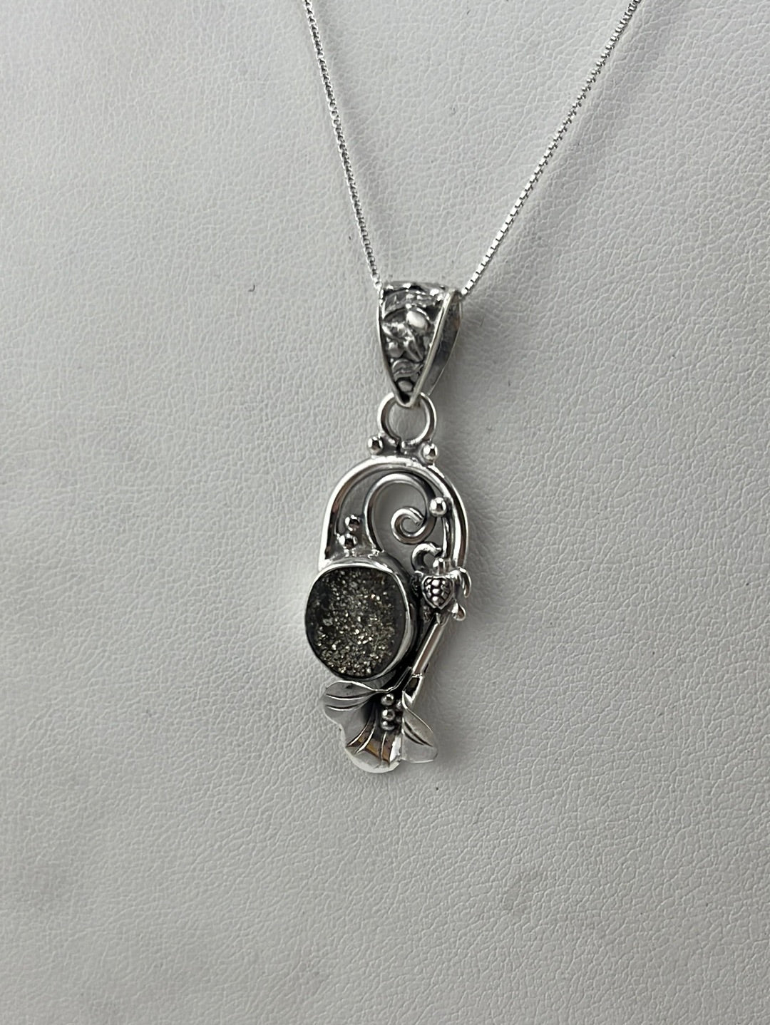 S.S. Shlomo Druzy Pyrite Necklaces