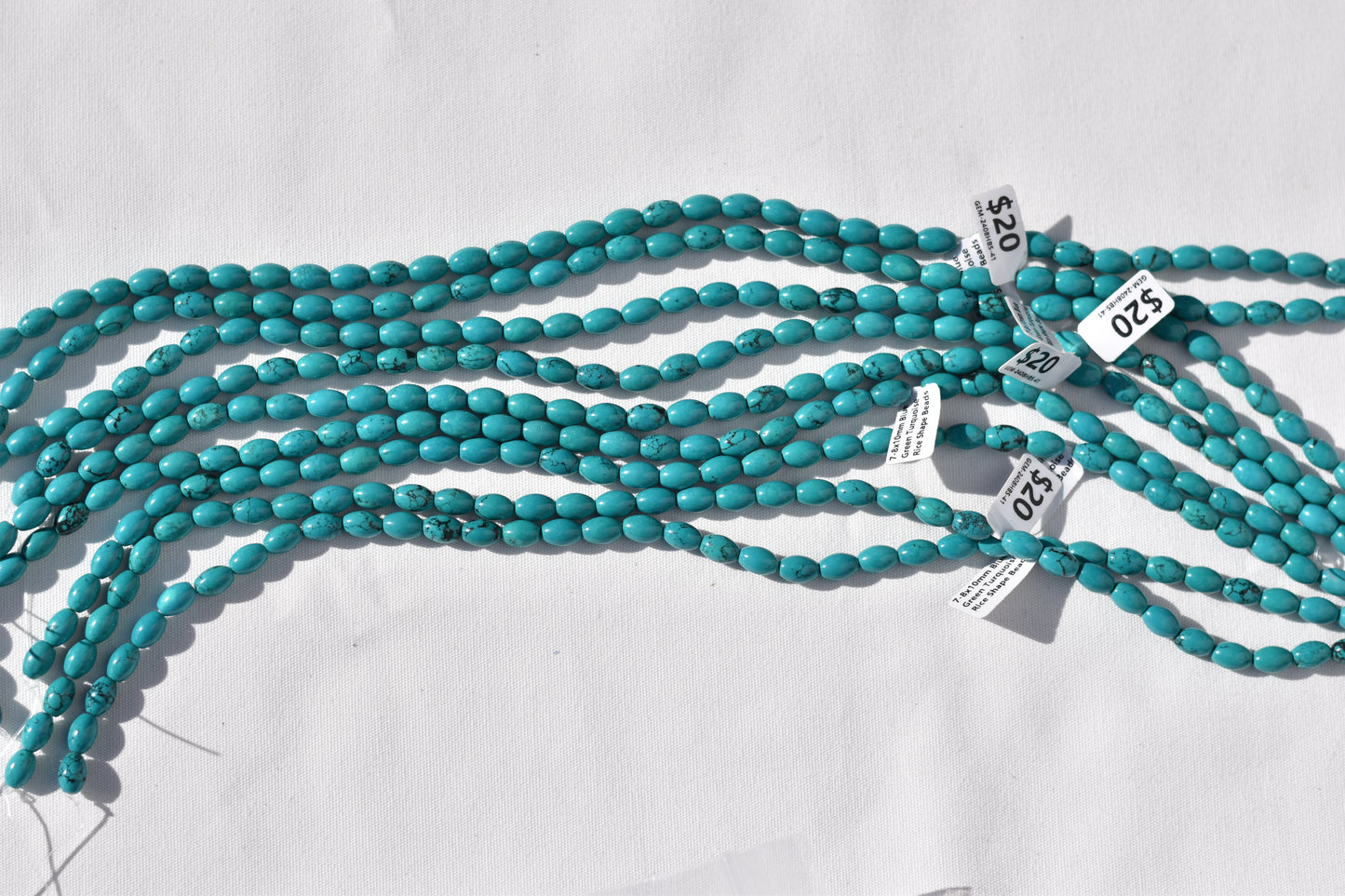 Crafting supplies such as Turquoise Beads available at wholesale and retail prices, only at our crystal shop in San Diego!
