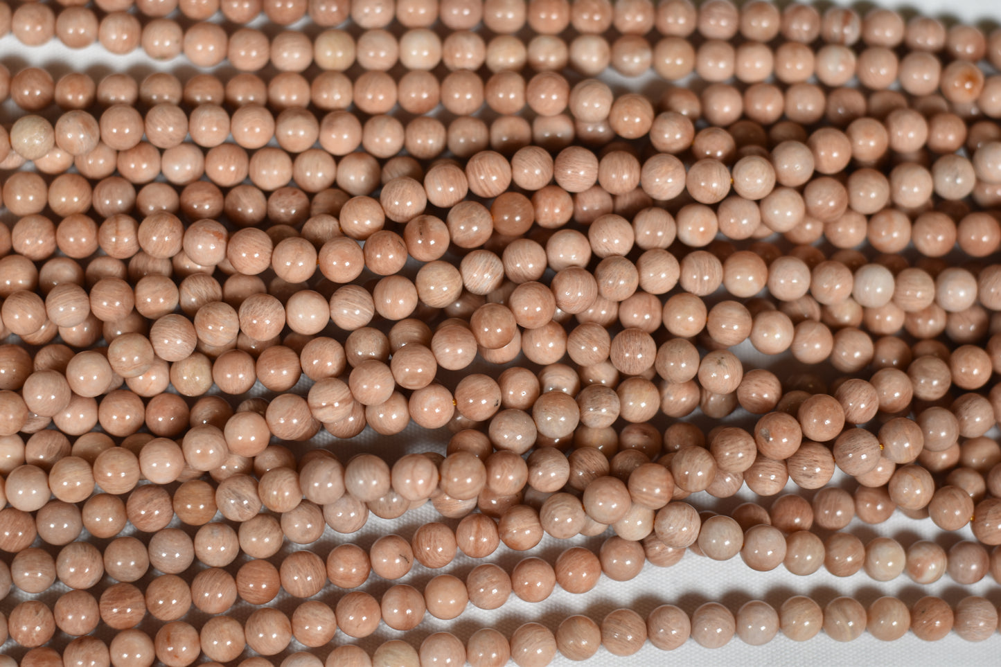 Orange Feldspar Beads