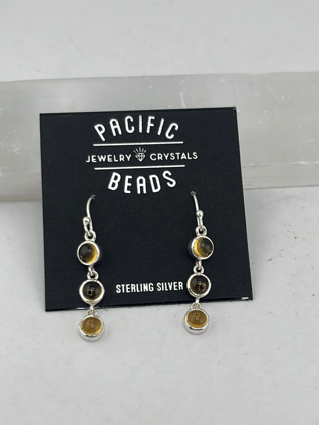 Pacific Beads citrine earrings