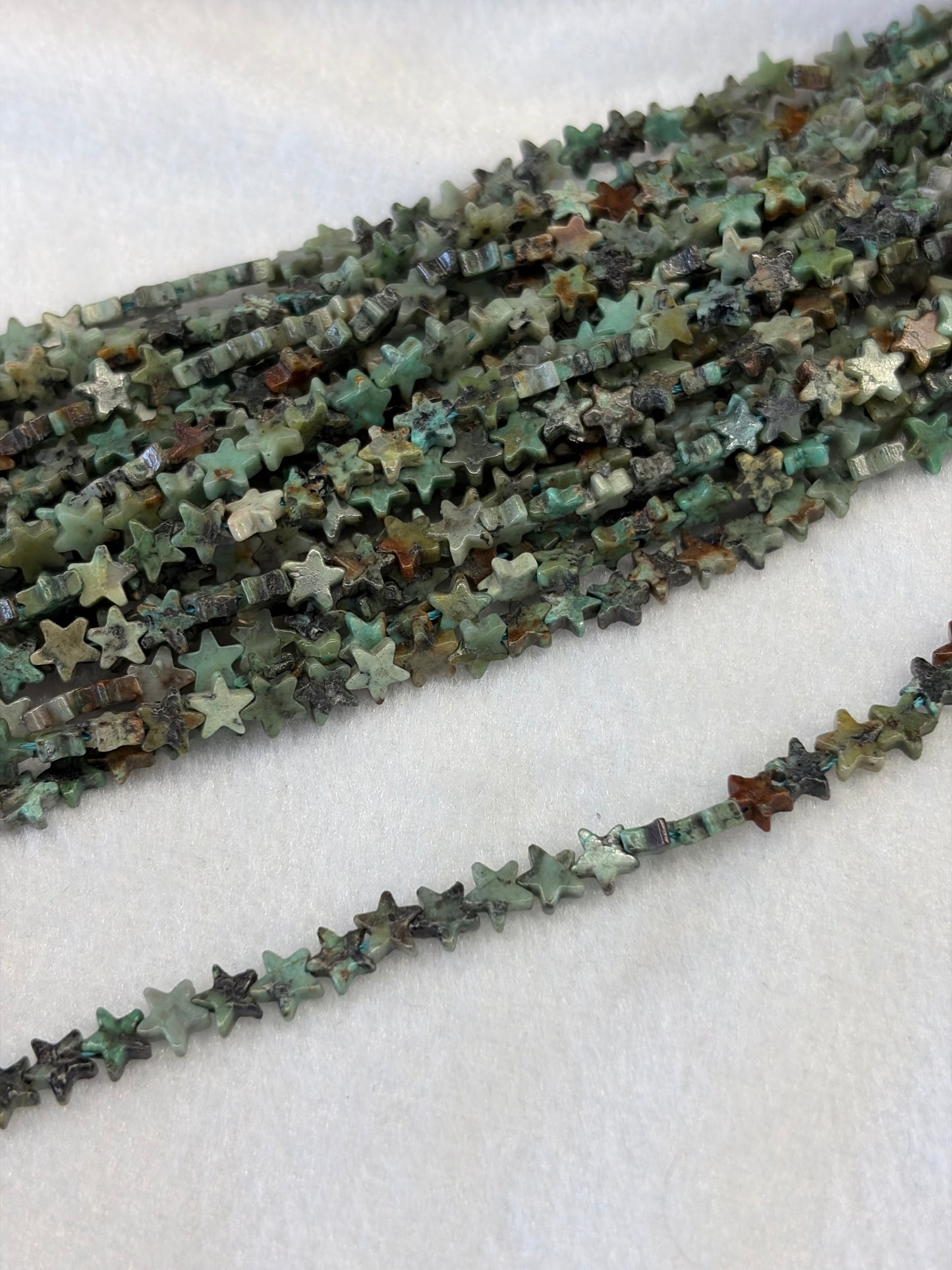 Turquoise Star Beads