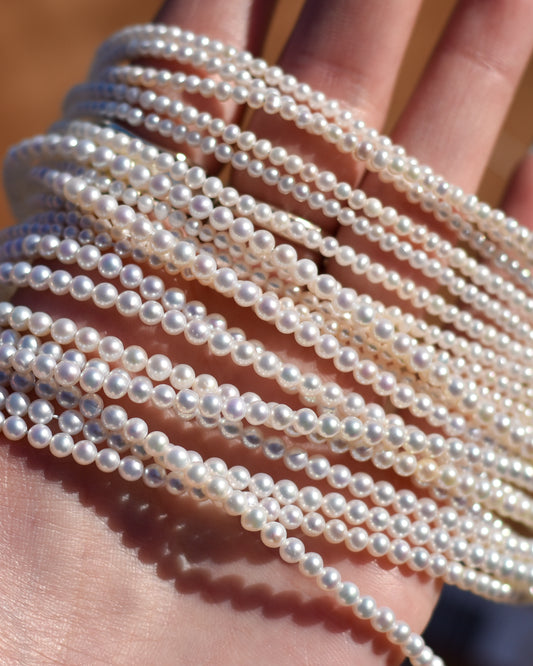 White Akoya Pearls