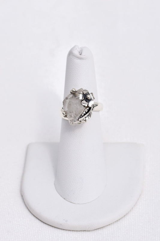 Sterling silver Herkimer Diamond Rings available at wholesale and retail prices, only at our crystal shop in San Diego!