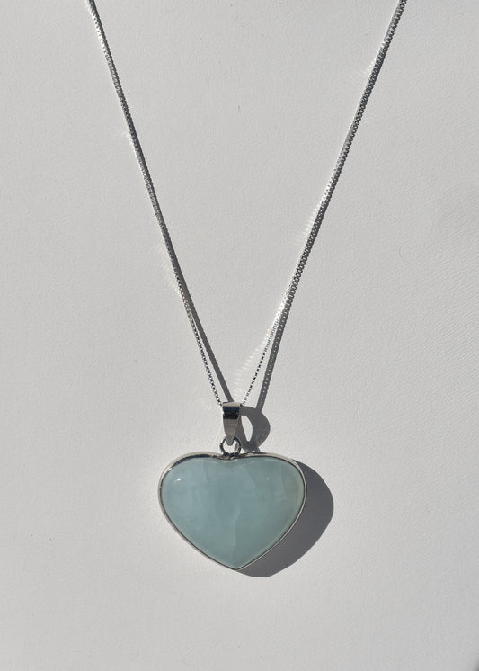 Sterling silver Aquamarine Necklace available at wholesale and retail prices, only at our crystal shop in San Diego!