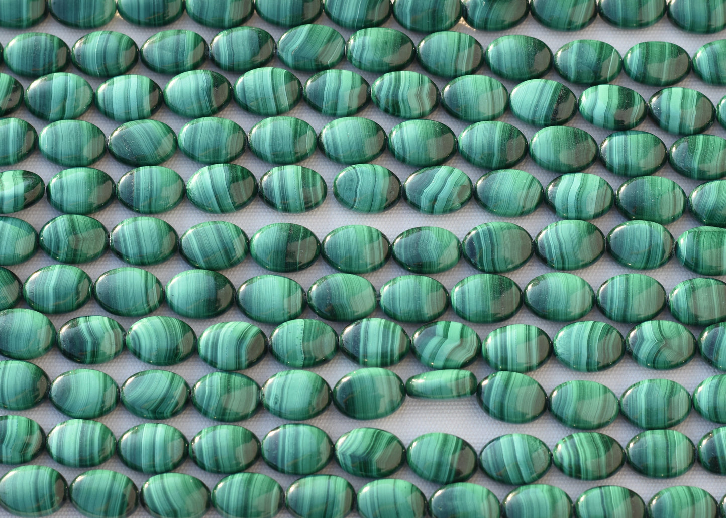 Crafting supplies such as Malachite Beads available at wholesale and retail prices, only at our crystal shop in San Diego!