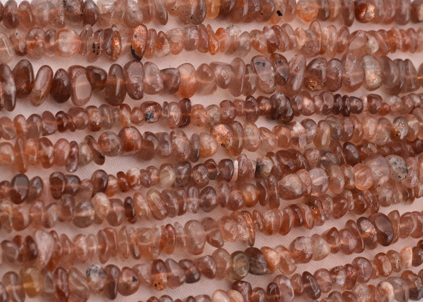 Crafting supplies such as Sunstone Beads available at wholesale and retail prices, only at our crystal shop in San Diego!
