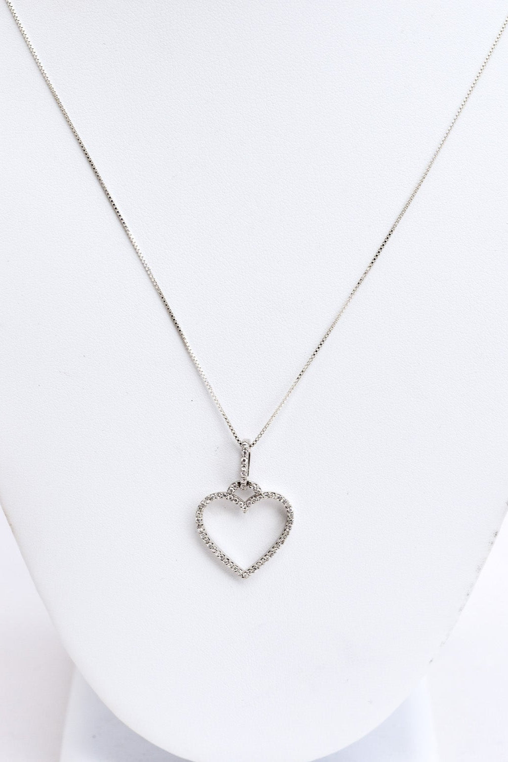 Sterling silver Cubic Zirconia Necklace available at wholesale and retail prices, only at our crystal shop in San Diego!