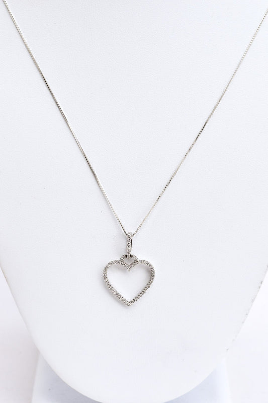 Sterling silver Cubic Zirconia Necklace available at wholesale and retail prices, only at our crystal shop in San Diego!