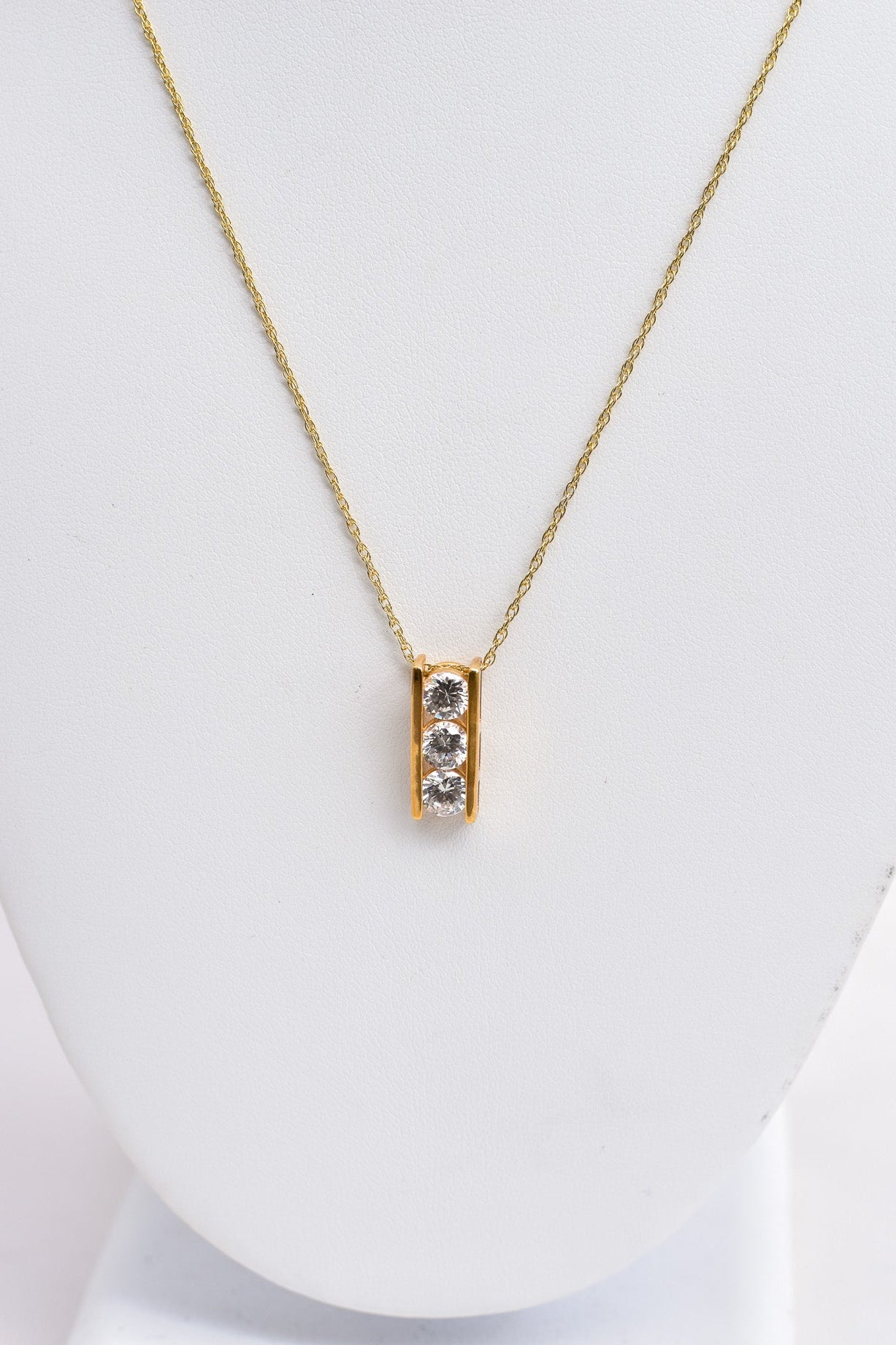 Sterling silver Cubic Zirconia Necklace available at wholesale and retail prices, only at our crystal shop in San Diego!