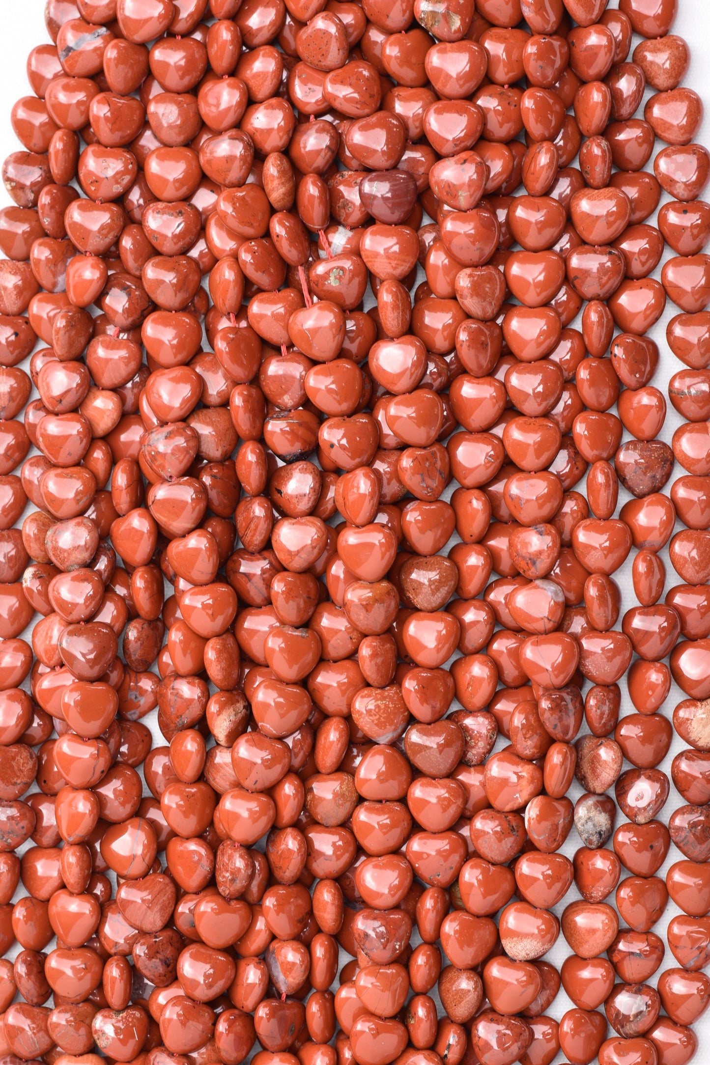 Crafting supplies such as Red Jasper Beads available at wholesale and retail prices, only at our crystal shop in San Diego!