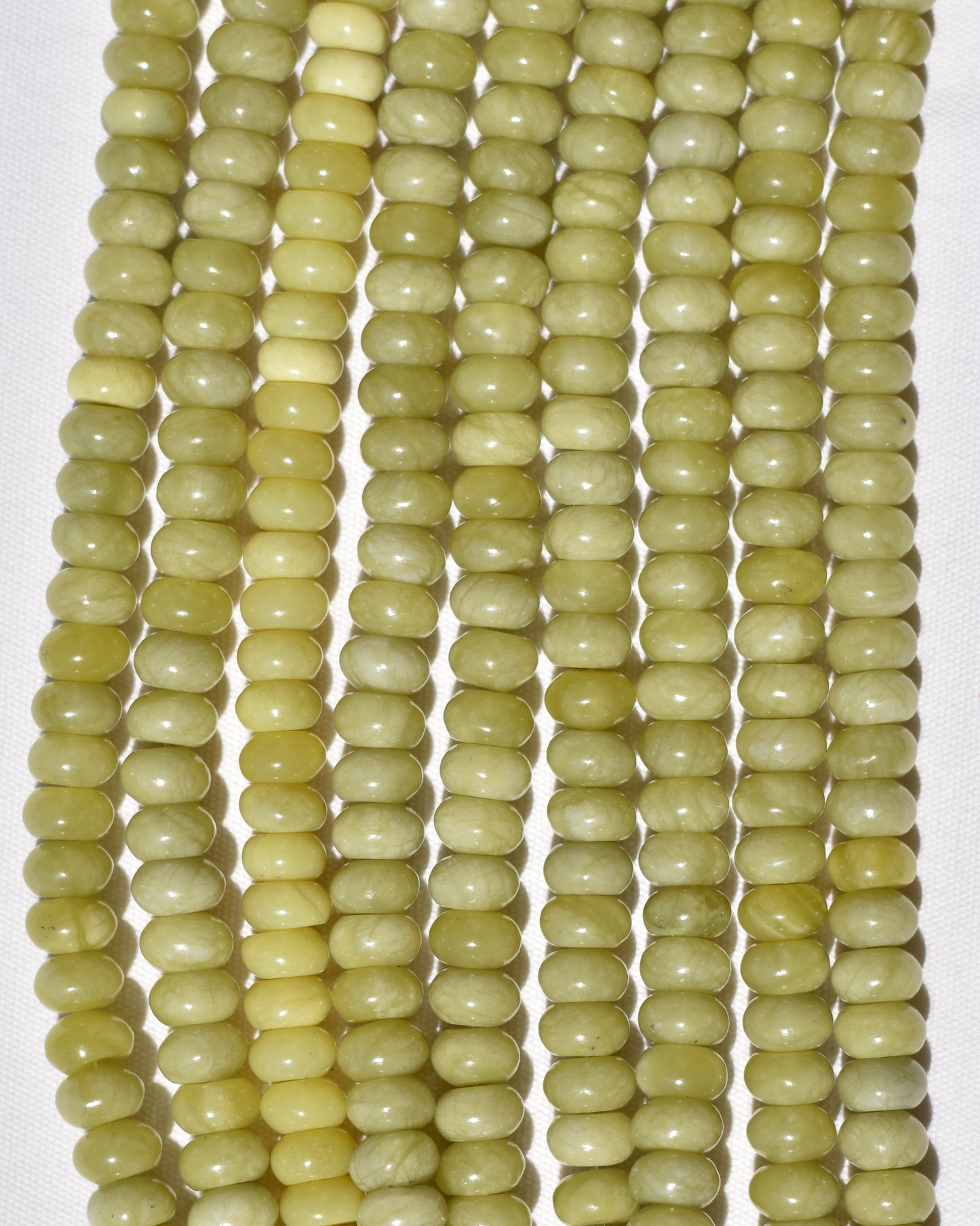 Jade Rondelle Beads