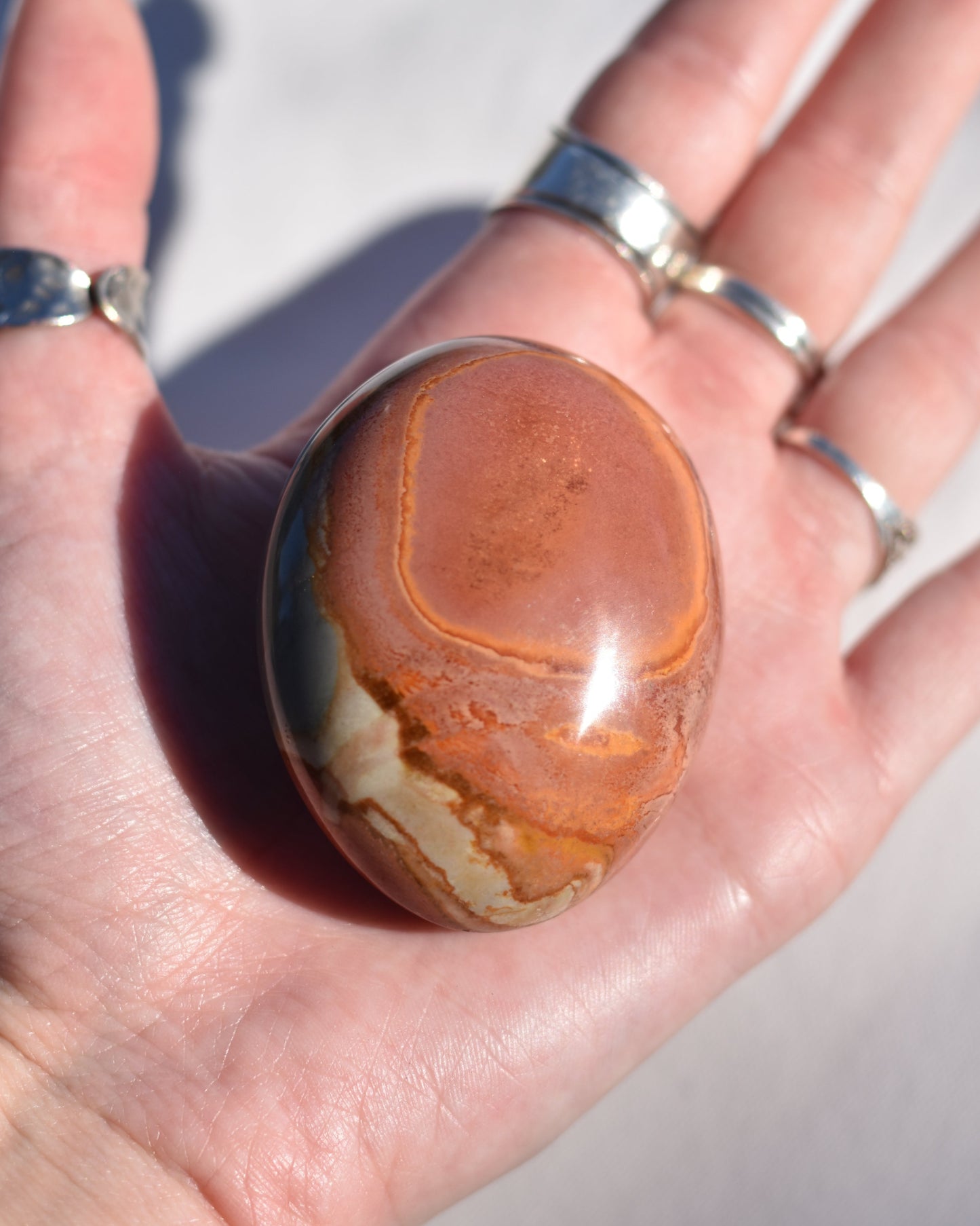 Check out our crystal shop in San Diego with polychrome jasper stones and jewelry in sterling silver, gold, and more!
At Pacific Beads, we carry stones in a wide variety of forms. Find polychrome jasper geodes, polychrome jasper carvings, and designer polychrome jasper jewelry so that you can enjoy its healing properties in the way that best suits you and your lifestyle. The best part? You can shop crystals wholesale, meaning there is always something within your budget!