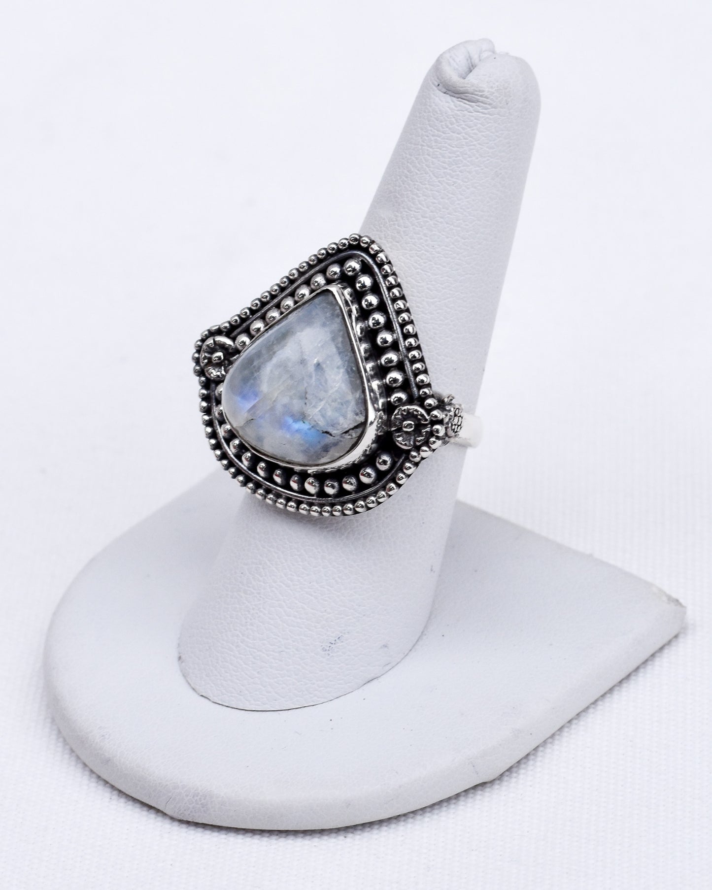 S.S. Shlomo Rainbow Moonstone Rings