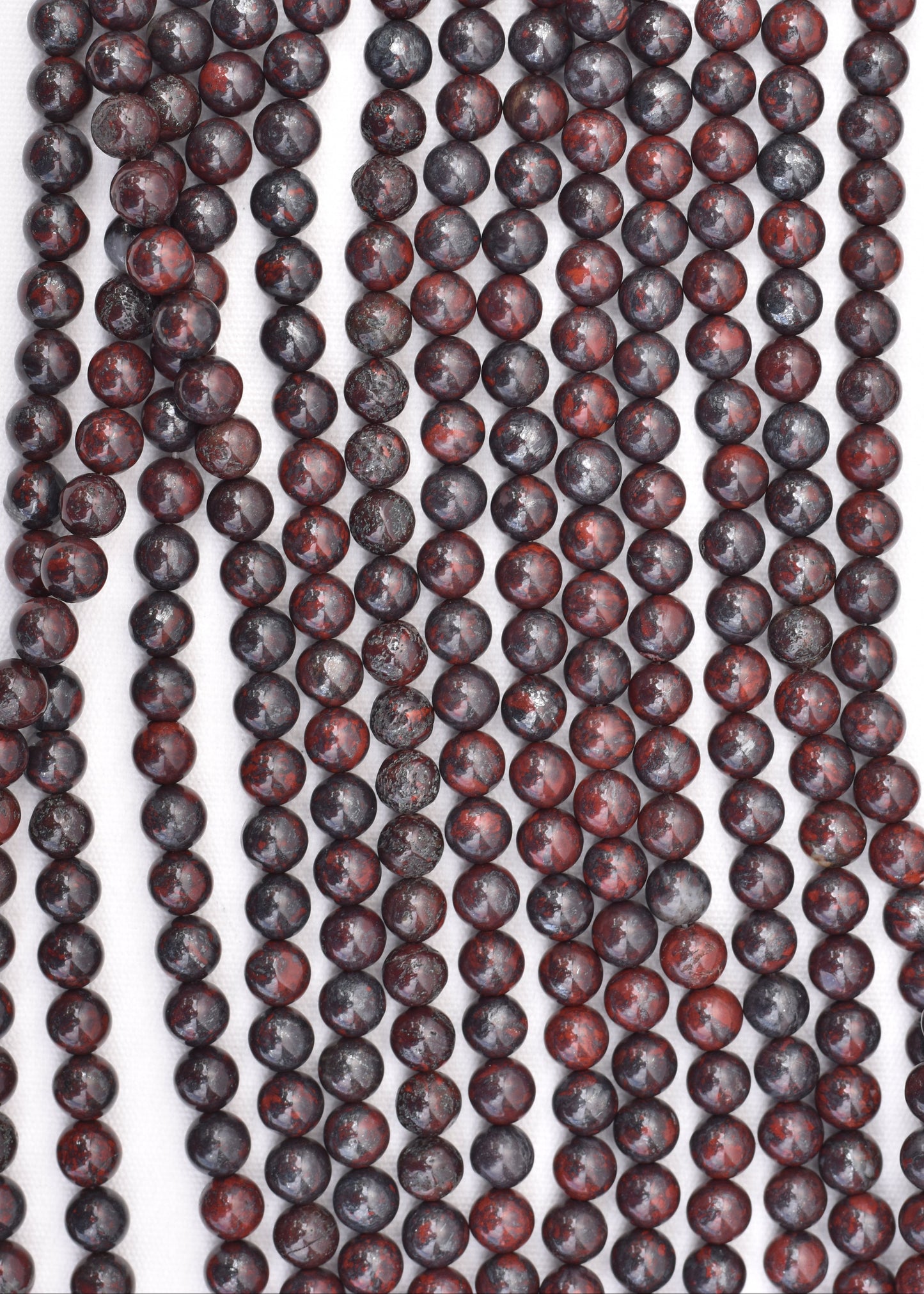 Crafting supplies such as Poppy Jasper beads available at wholesale and retail prices, only at our crystal shop in San Diego!