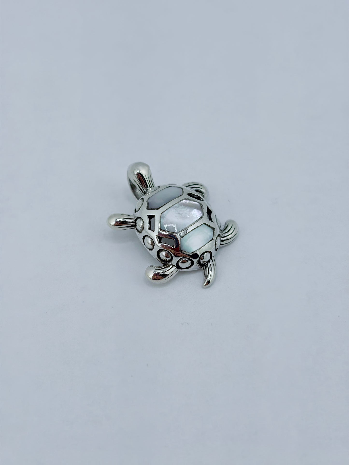 S.S. Mother of Pearl Turtle Pendants
