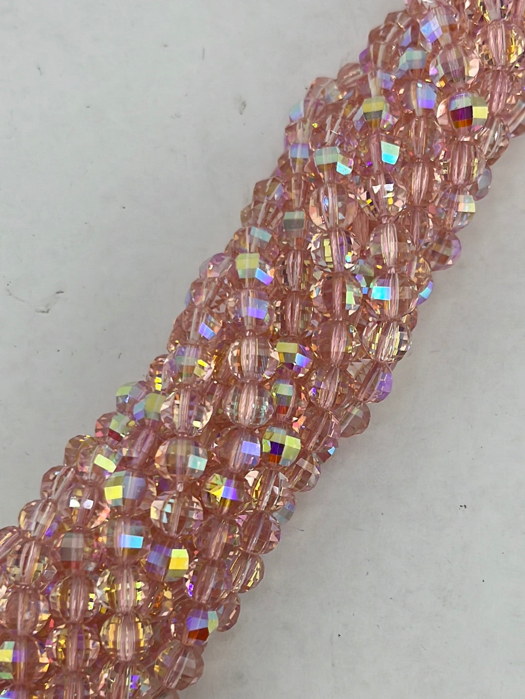AB Barbie Crystal Rectangular Faceted Beads