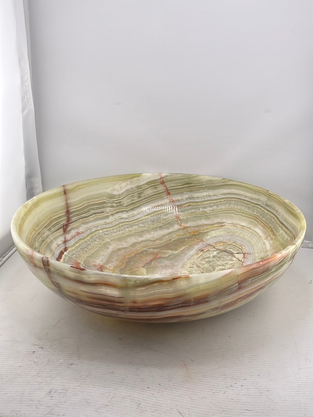 Green Onyx Bowls 12"