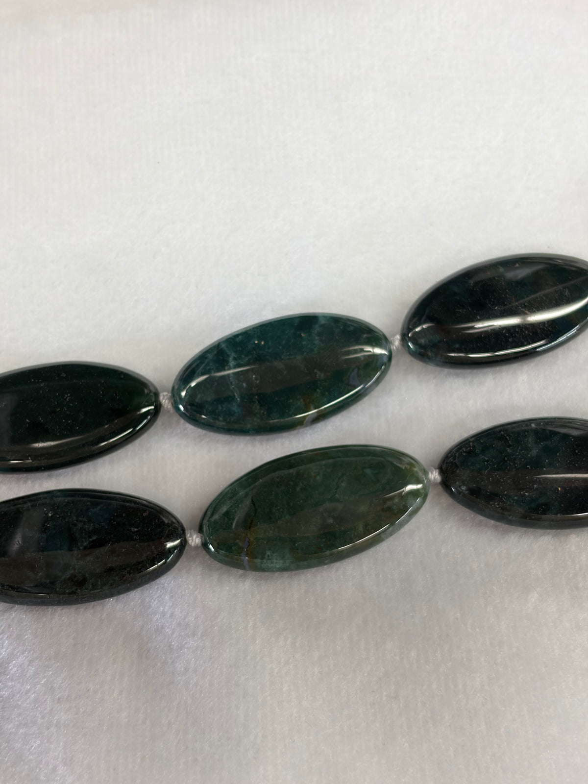 Oval Indian Agate Beads