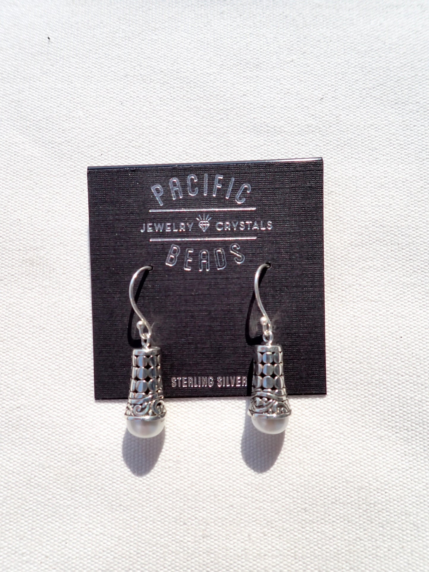 S.S. AAA Grade Mabe Pearl Drop Earrings
