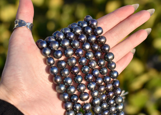 Crafting supplies such as peacock pearls available at wholesale and retail prices, only at our crystal shop in San Diego!